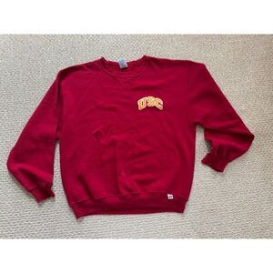 Vintage Russel USC Red Crewneck Sweatshirt M, 90's Y2K College University